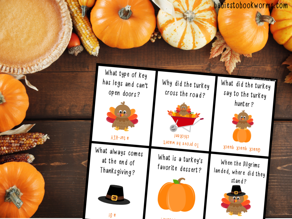 Printable Thanksgiving Jokes for Kids | Babies to Bookworms